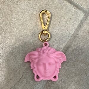Versace Pink and Gold Medusa Key Holder